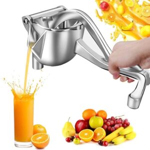 Aluminum Hand Press Juicer Manual Citrus & Fruit Juicer for Kitchen Use Alloy Metal Juicer for Home, Kitchen Easy-to Use tools